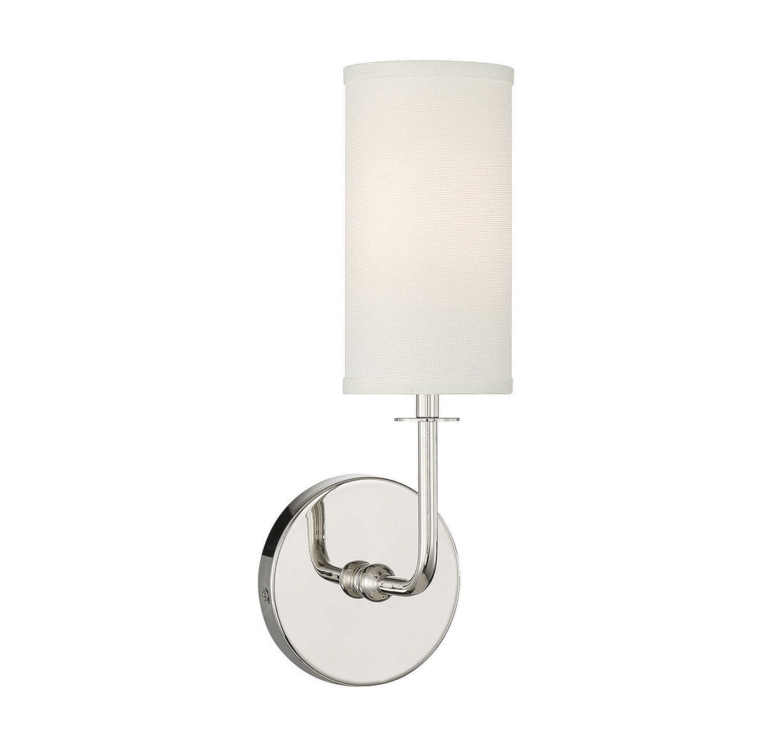 Savoy House Powell 9-1755-1-109 Wall Sconce Light - Polished Nickel