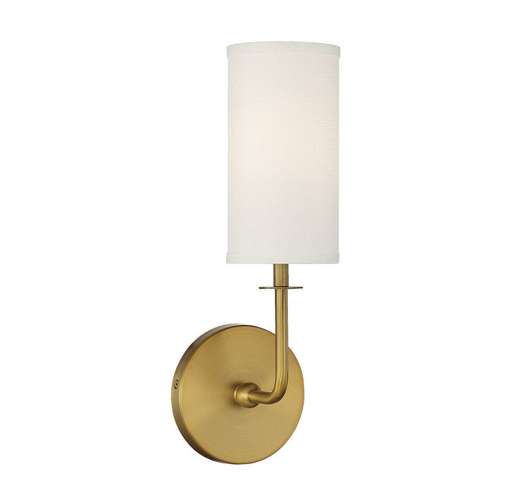 Savoy House Powell 9-1755-1-322 Wall Sconce Light - Warm Brass