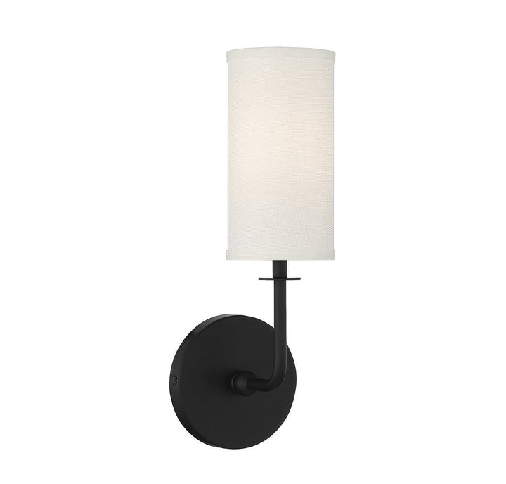 Savoy House Powell 9-1755-1-89 Wall Sconce Light - Matte Black