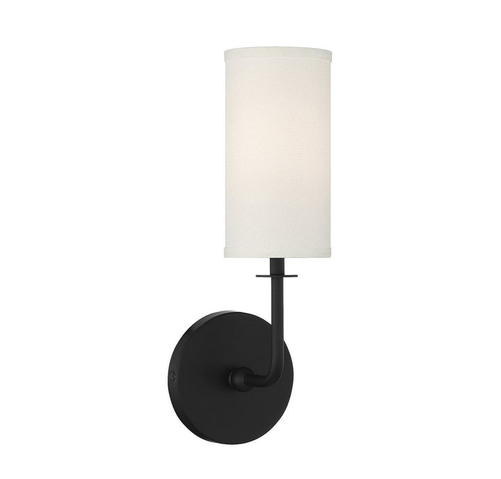 Savoy House Powell 9-1755-1-89 Wall Sconce Light - Matte Black