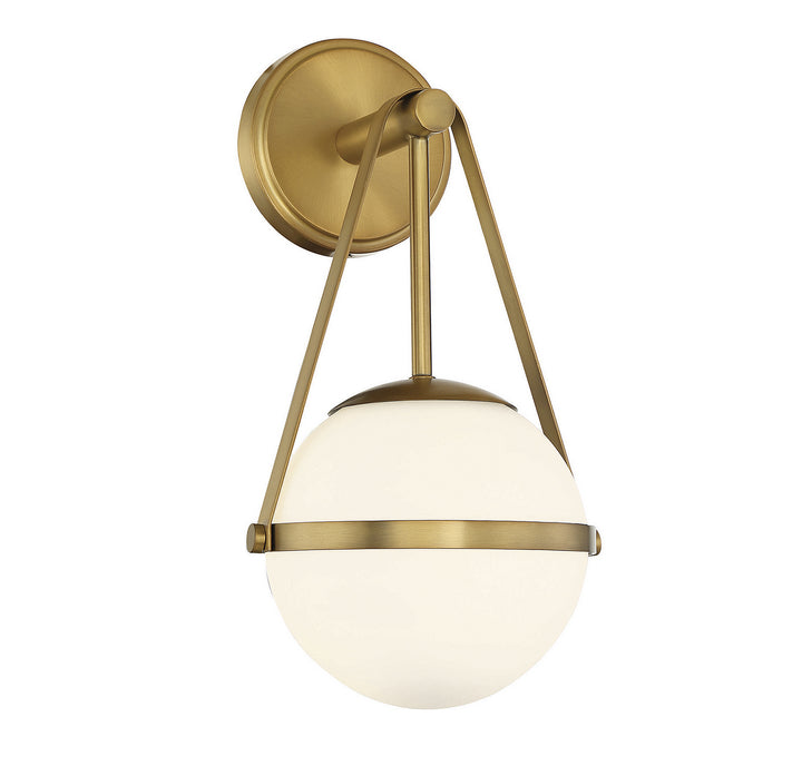 Savoy House Polson 9-1911-1-322 Wall Sconce Light - Warm Brass