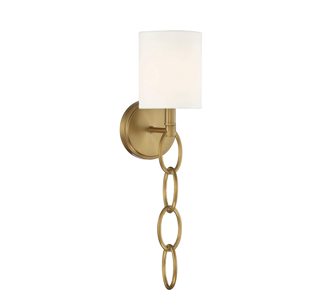 Savoy House Joffree 9-1914-1-322 Wall Sconce Light - Warm Brass