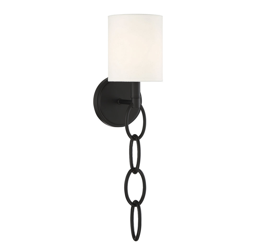 Savoy House Joffree 9-1914-1-89 Wall Sconce Light - Matte Black