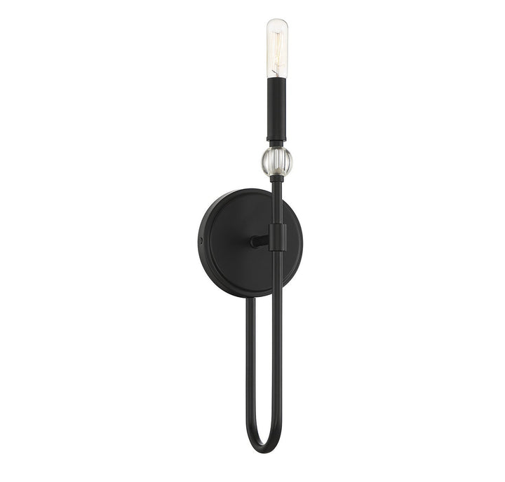 Savoy House Dawson 9-1916-1-89 Wall Sconce Light - Matte Black