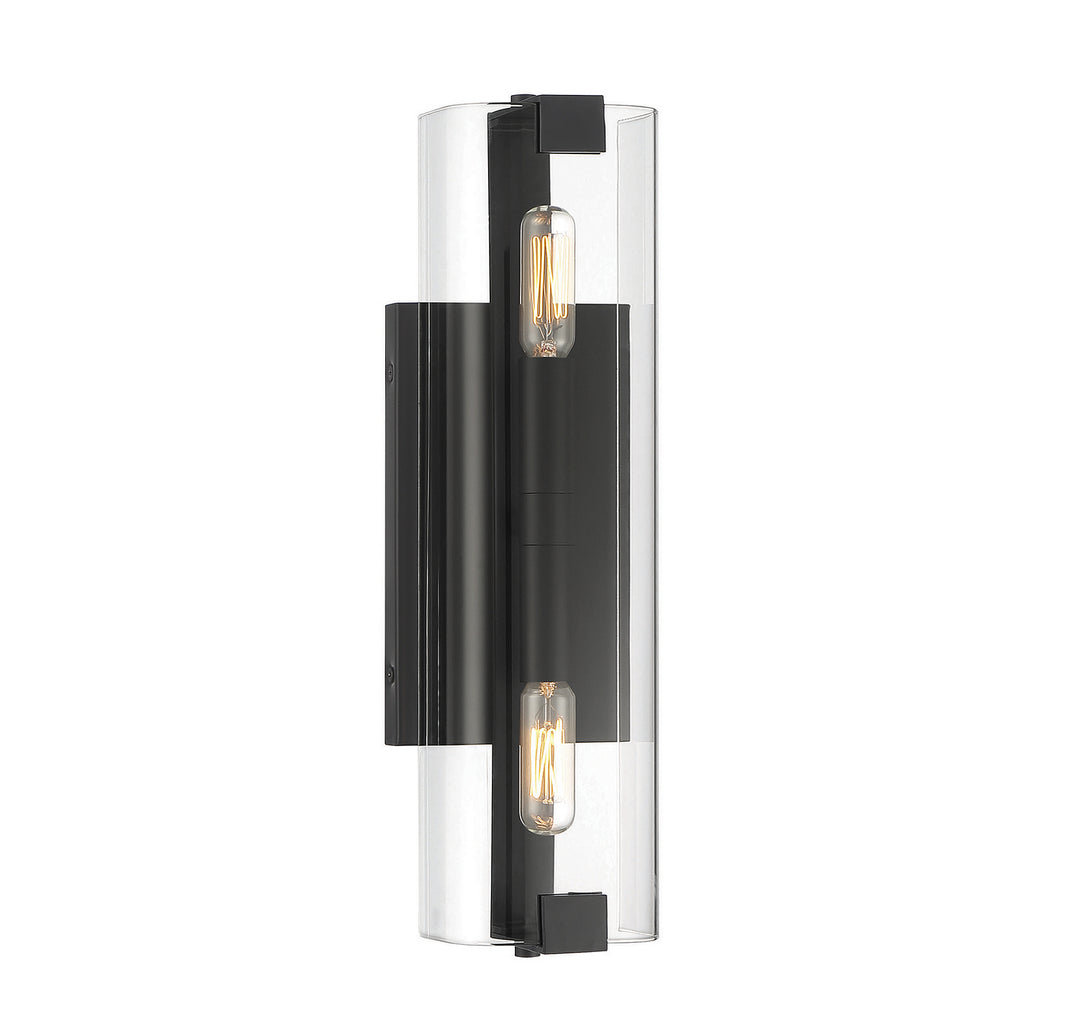 Savoy House Winfield 9-9771-2-89 Wall Sconce Light - Matte Black
