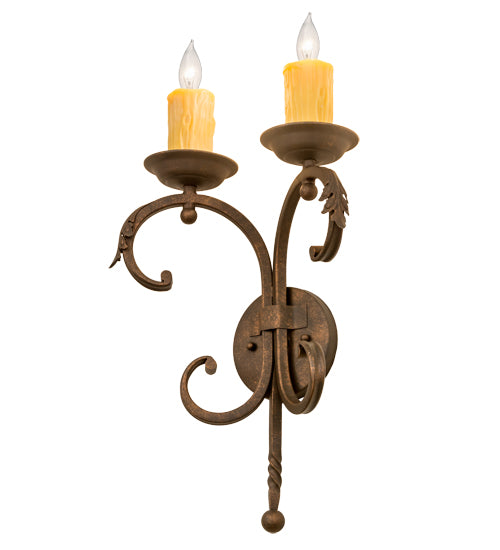 Meyda Tiffany Andorra 120207 Wall Light - Mahogany Bronze