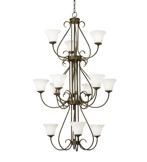 Meyda Tiffany Jaqueline 120260 Chandelier Light - Rust