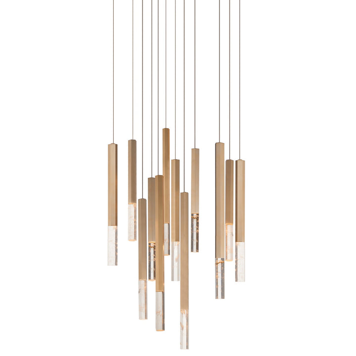 ET2 by Maxim Diaphane E11032-95GLD Chandelier Light - Gold