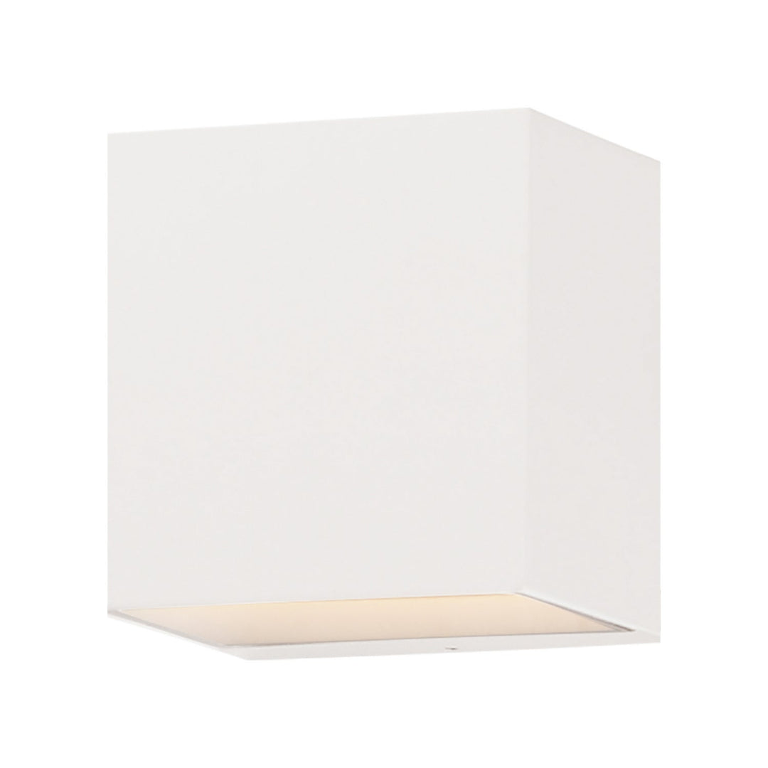 Et2 By Maxim E23216-WT Modern Blok Outdoor White