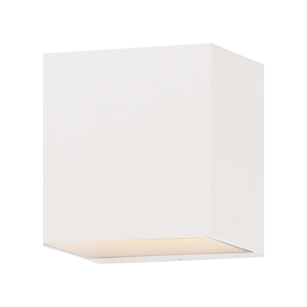 Et2 By Maxim E23216-WT Modern Blok Outdoor White