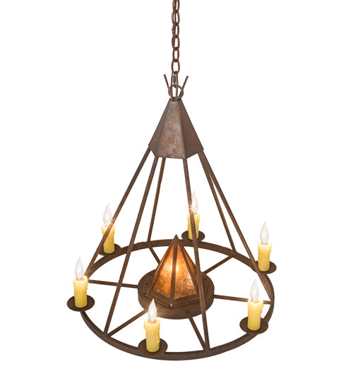 Meyda Tiffany Desert Arrow 120281 Chandelier Light - Rust