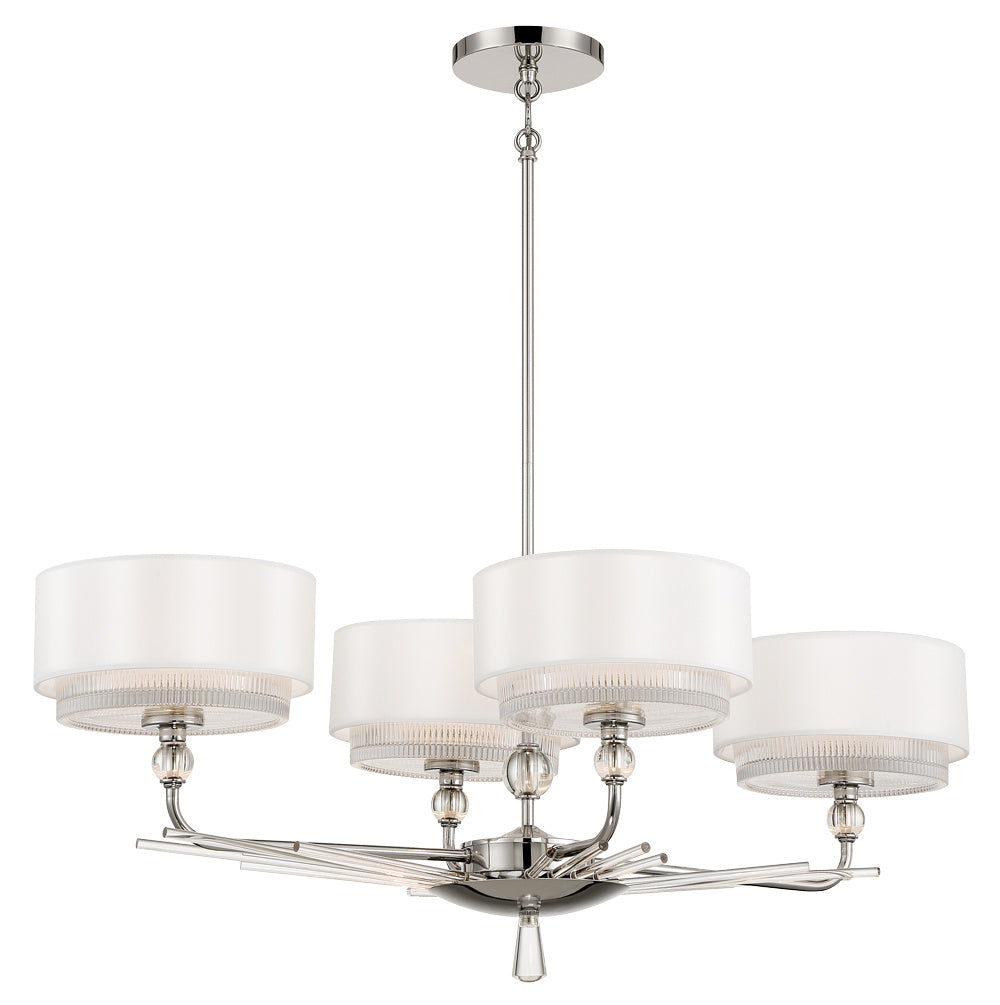 Metropolitan Sutton N7385-613 Chandelier Light - Polished Nickel