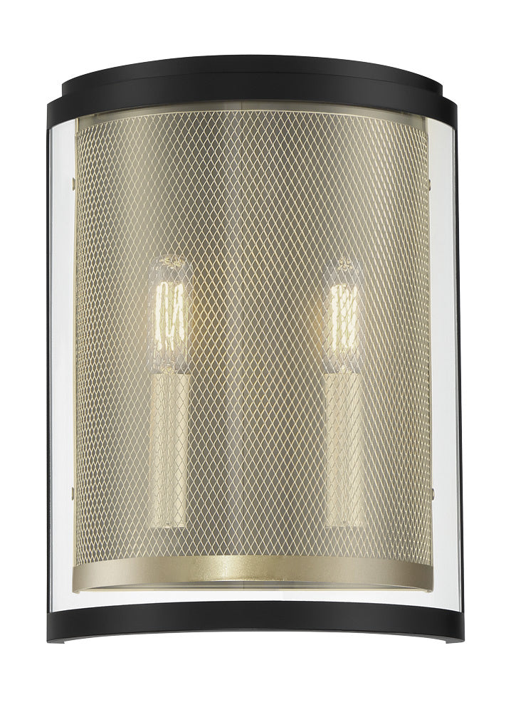 Metropolitan Soho N7812-726 Wall Light - Coal And Soft Brass
