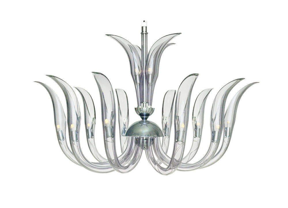 Metropolitan Cisne N9423 Chandelier Light - Polished Nickel