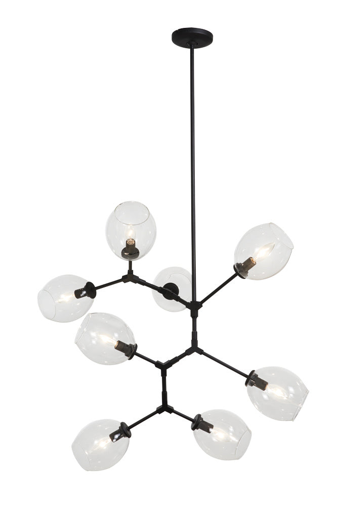 George Kovacs Nexpo P1365-66A Chandelier Light - Coal