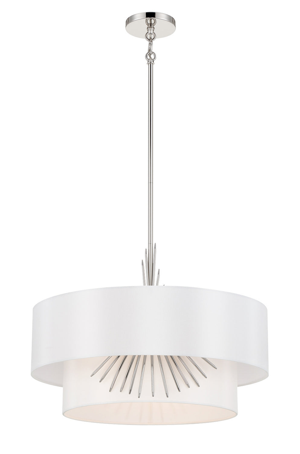 George Kovacs Gramercy P5393-613 Pendant Light - Polished Nickel