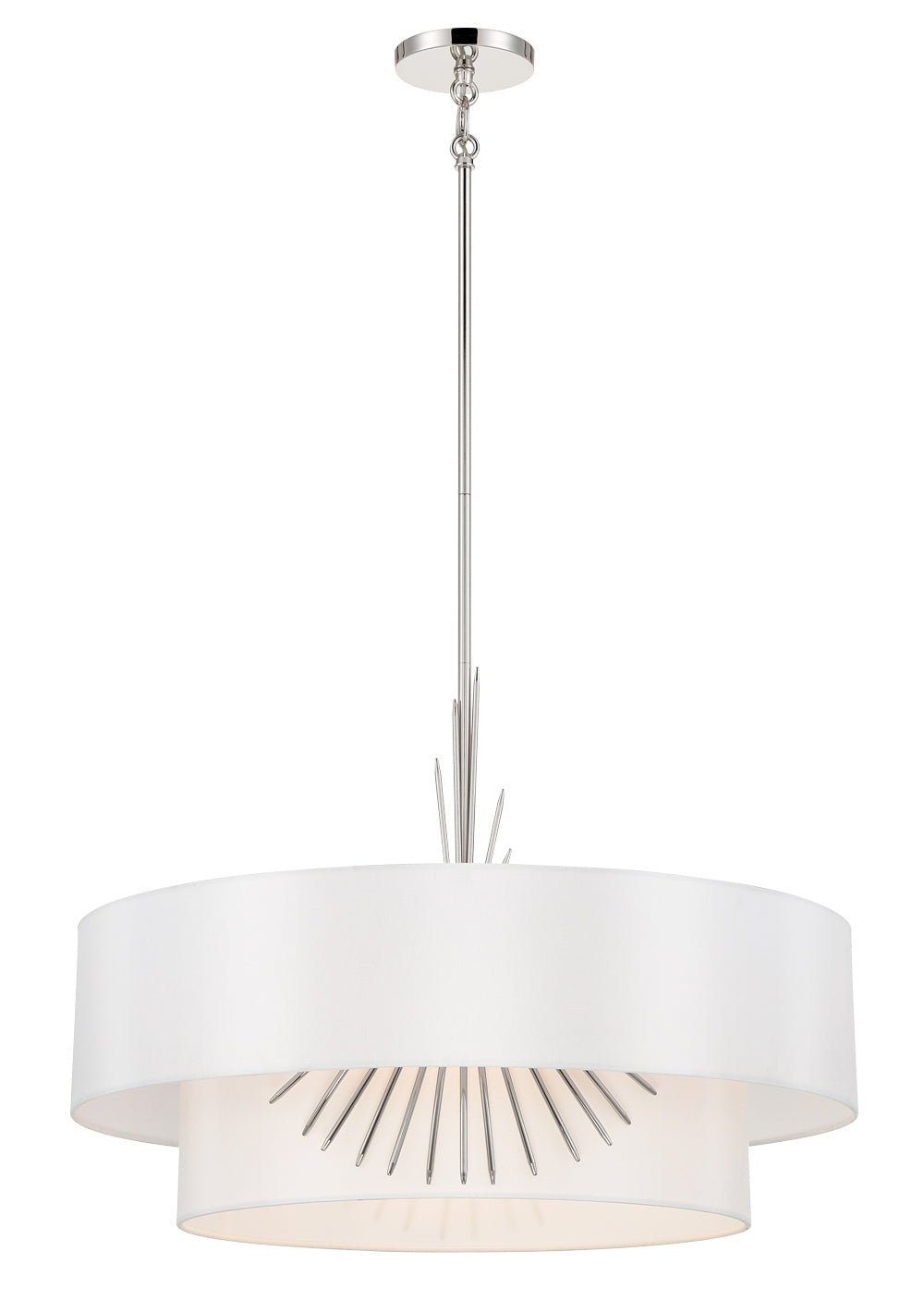 George Kovacs Gramercy P5394-613 Pendant Light - Polished Nickel