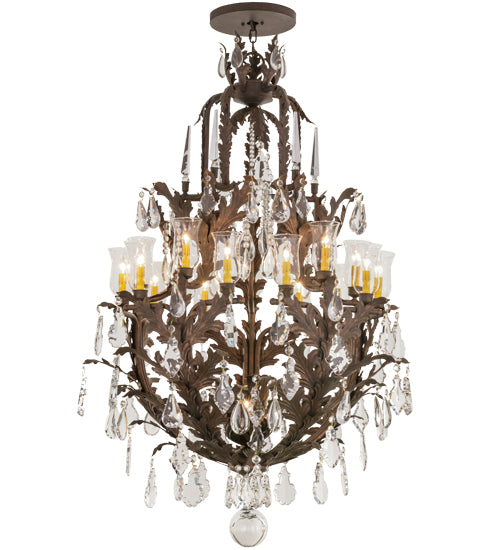 Meyda Tiffany French Baroque 120332 Chandelier Light - Nickel