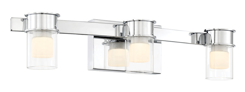 George Kovacs Herald Square P5413-077-L Bath Vanity Light 22 in. wide - Chrome