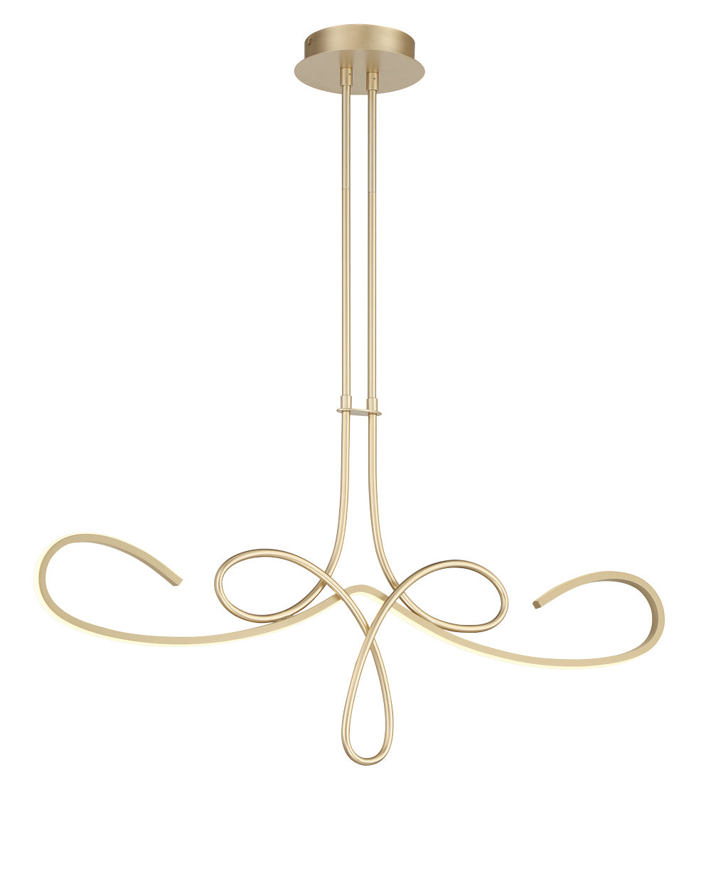 George Kovacs Astor P5435-697-L Pendant Light - Soft Gold