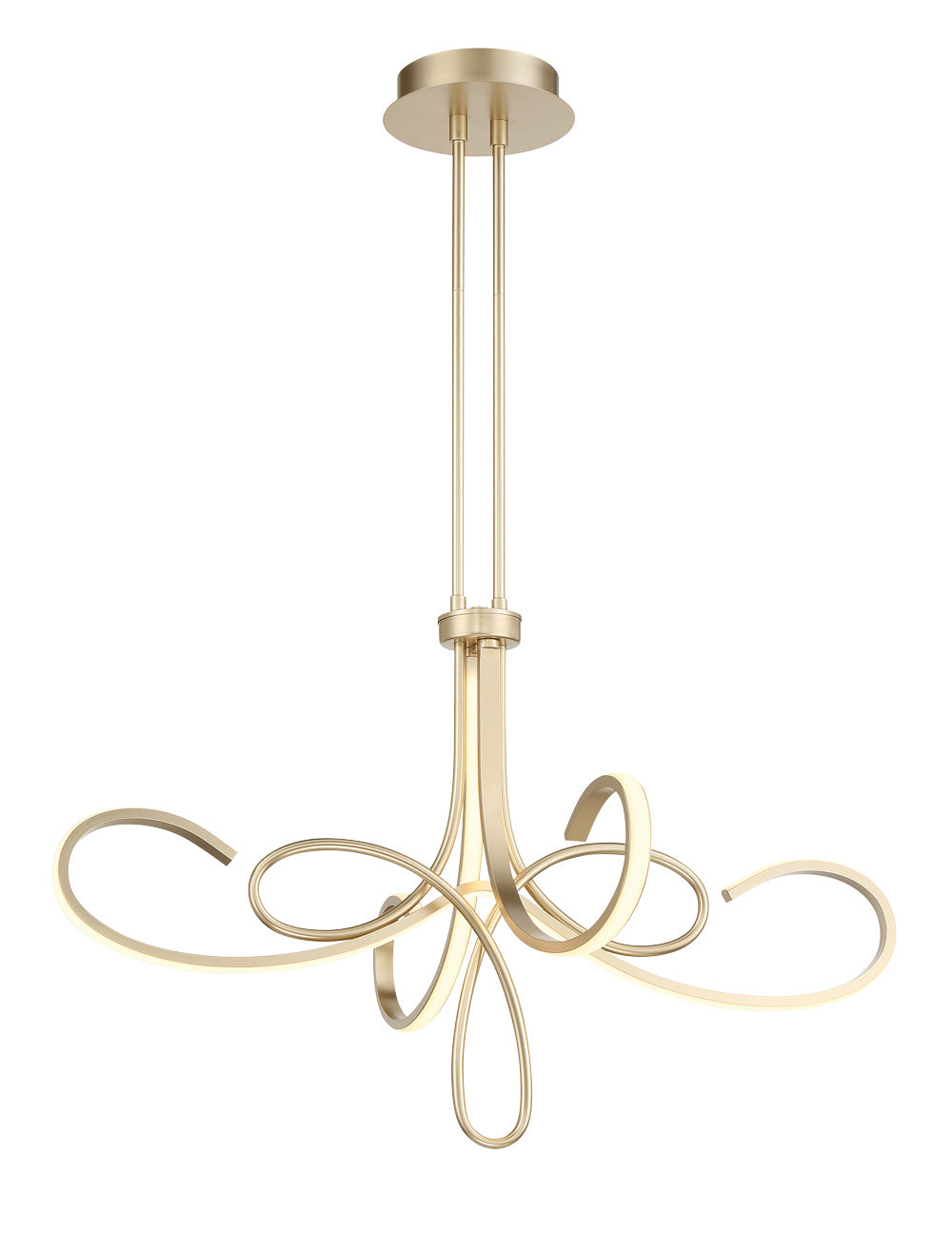 George Kovacs Astor P5436-697-L Chandelier Light - Soft Gold