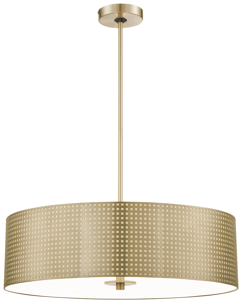 George Kovacs Grid P5745-695 Pendant Light - Soft Rass