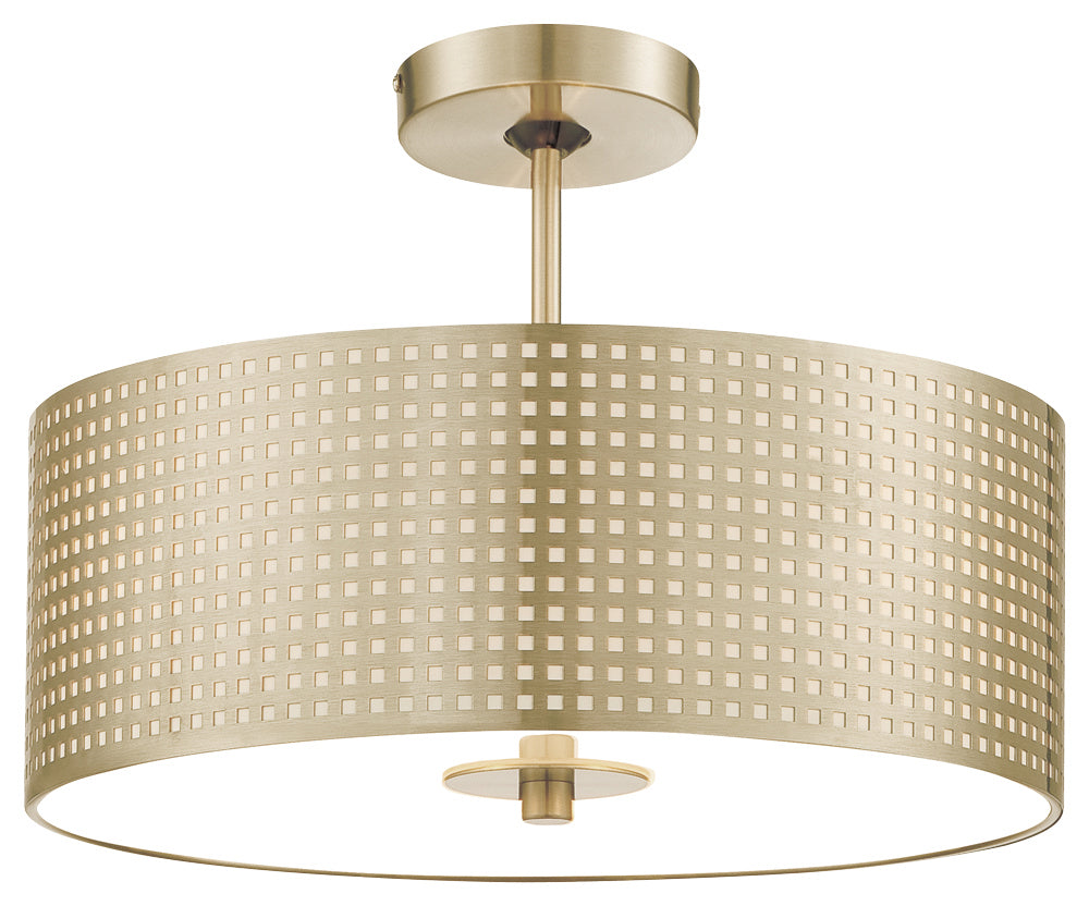 George Kovacs Grid P5747-695 Ceiling Light - Soft Rass