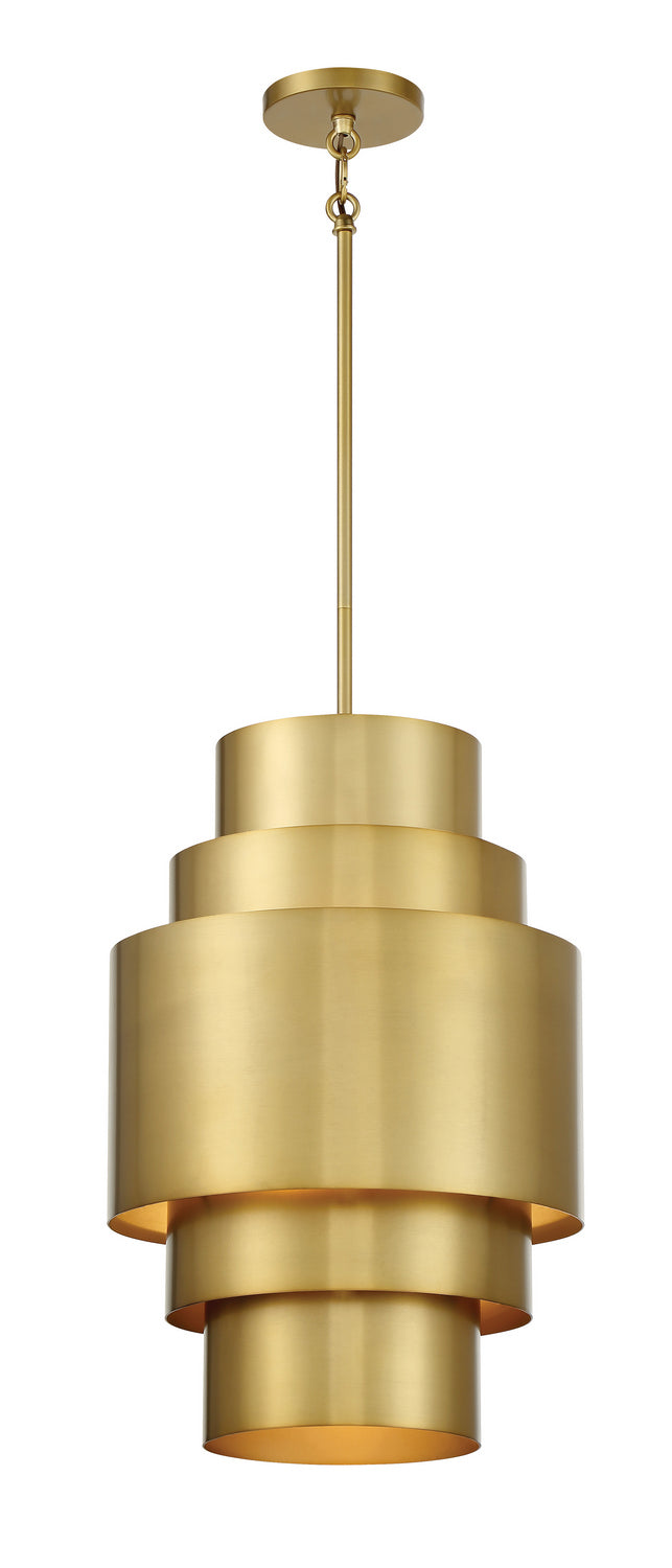 Minka-Lavery Spyglass Terrace 2533-695 Pendant Light - Soft Brass