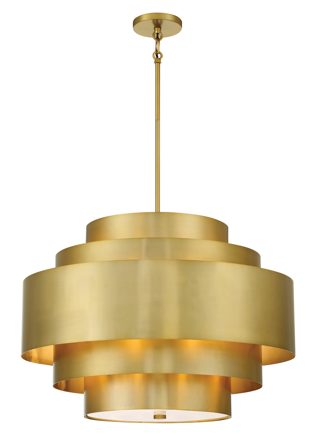 Minka-Lavery Spyglass Terrace 2535-695 Pendant Light - Soft Brass