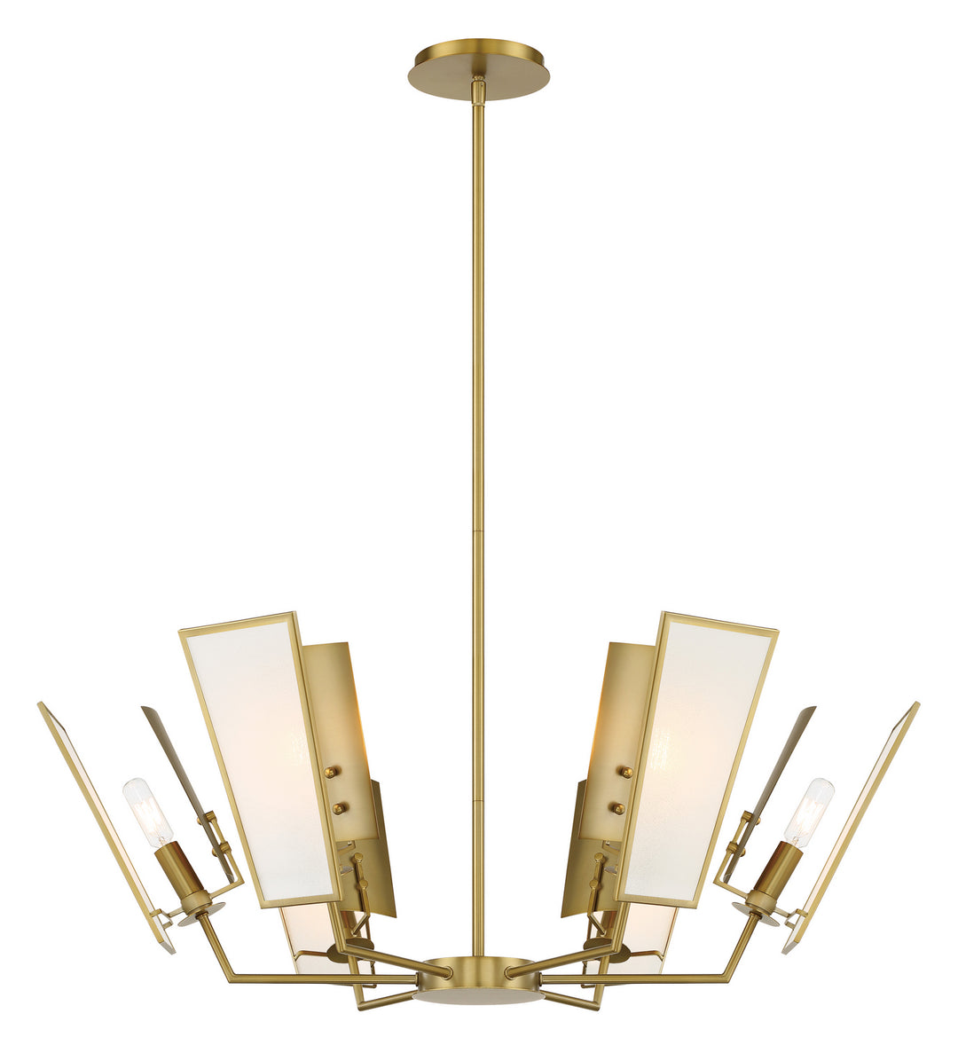 Minka-Lavery Ricochet 2676-695 Chandelier Light - Soft Brass