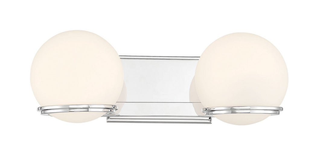 Minka-Lavery Broadway Nights 2842-77 Bath Vanity Light 16 in. wide - Chrome