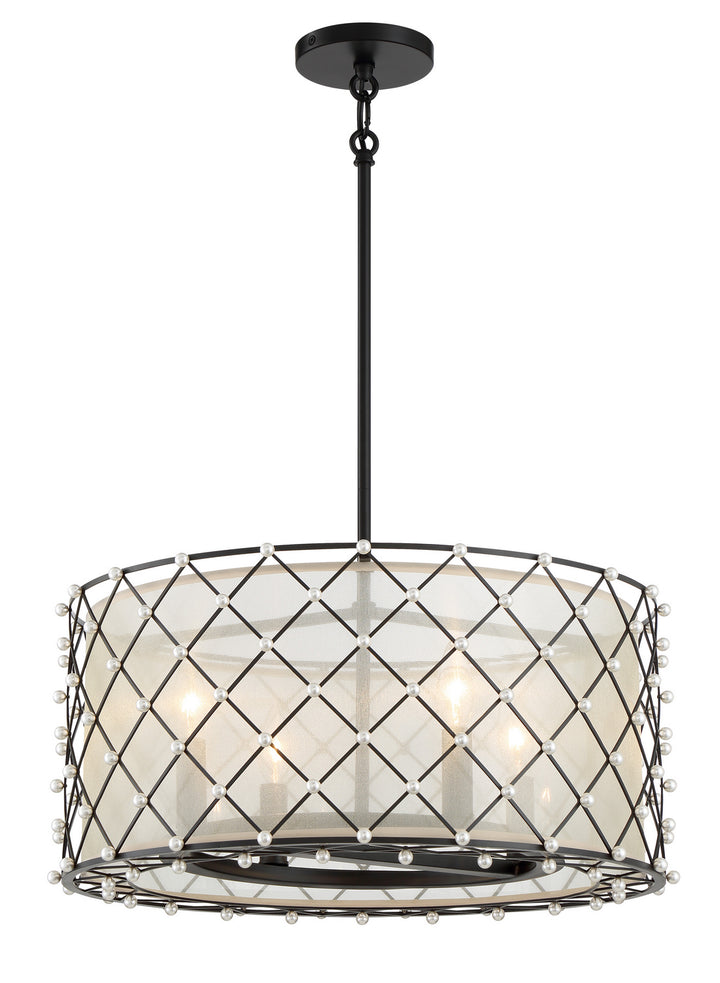 Minka-Lavery Sheer Elegance 2864-66A Pendant Light - Coal