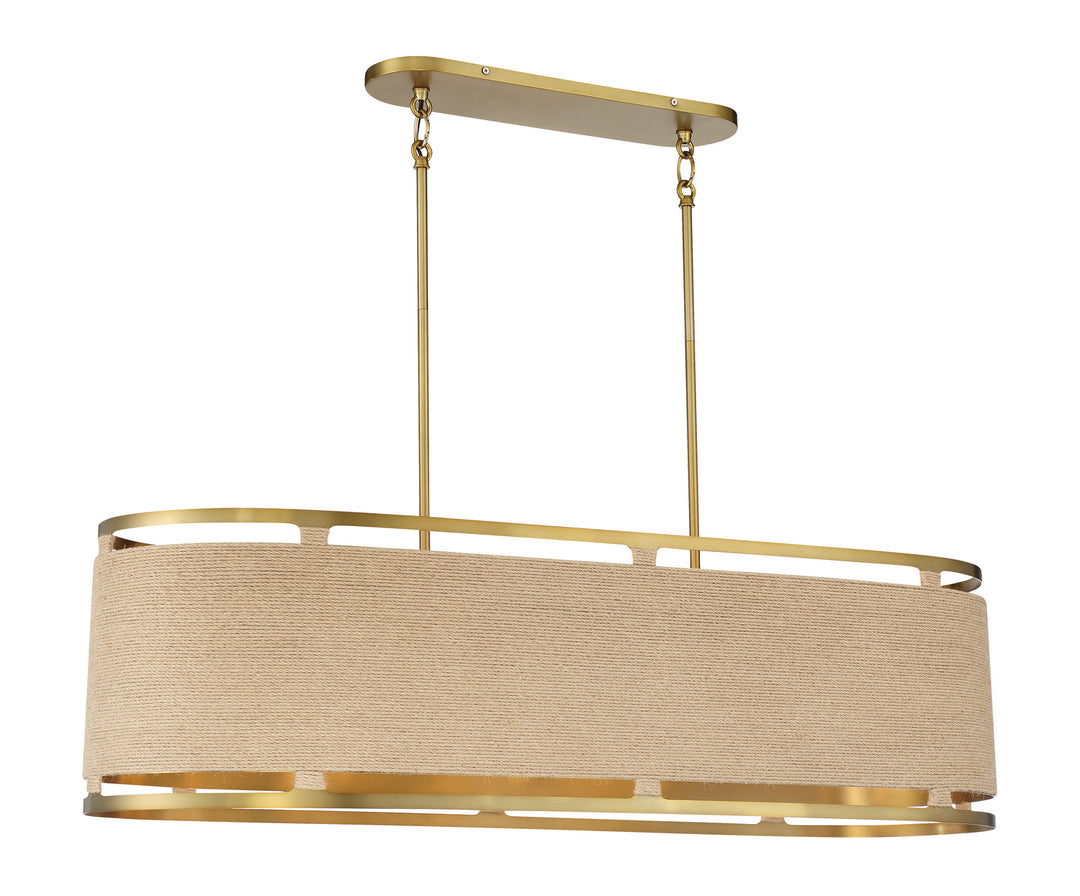 Minka-Lavery Windward Passage 3860-695 Pendant Light - Soft Brass