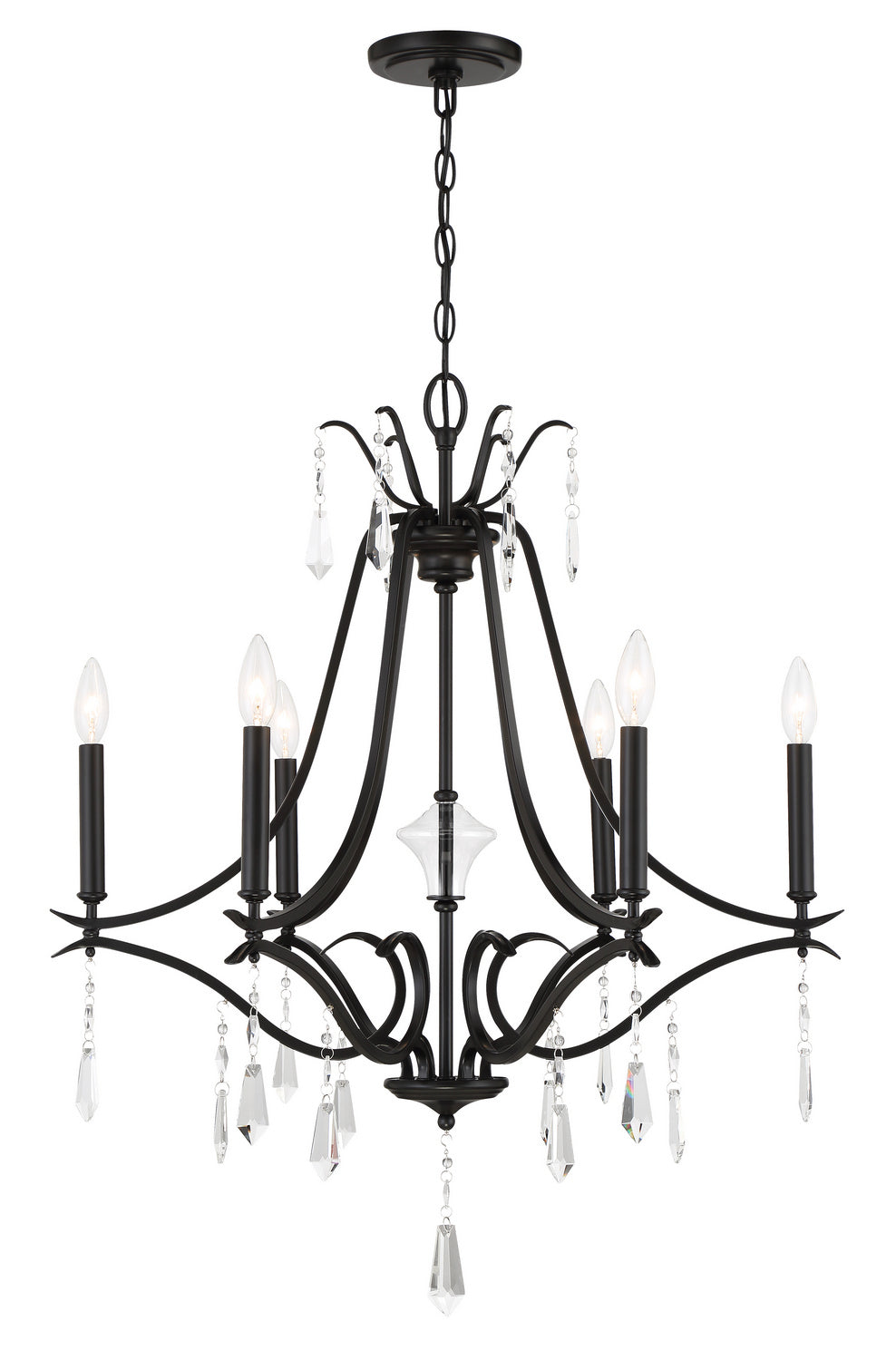 Minka-Lavery Laurel Estate 4446-66A Chandelier Light - Coal