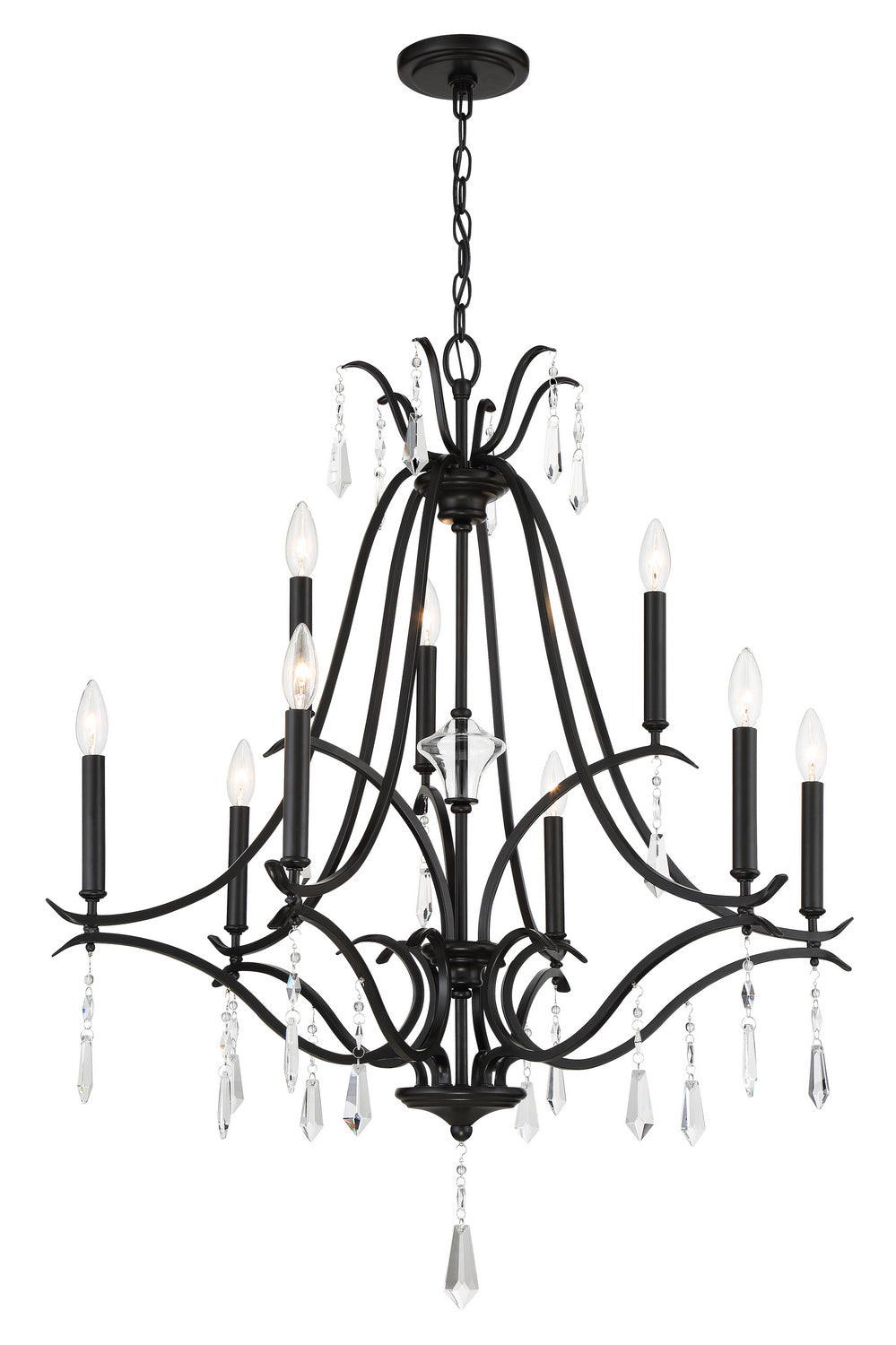 Minka-Lavery Laurel Estate 4449-66A Chandelier Light - Coal