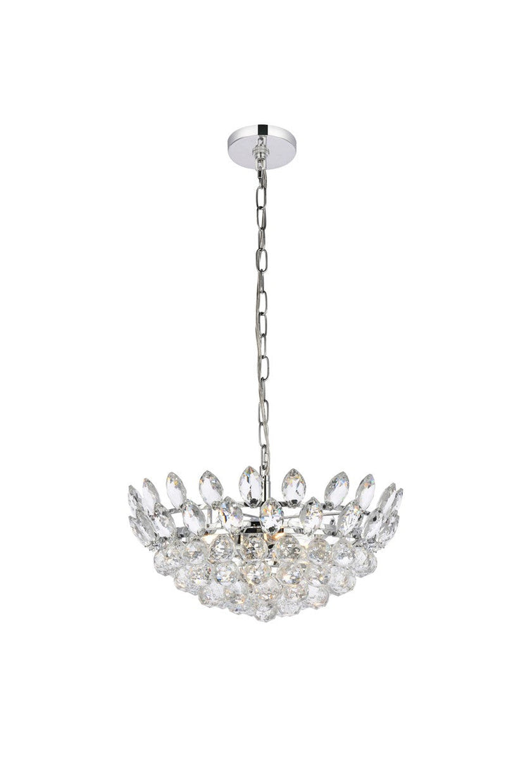 Elegant Emilia 1104D18C Pendant Light - Chrome