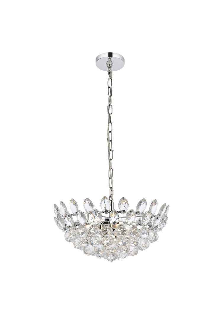 Elegant Emilia 1104D18C Pendant Light - Chrome