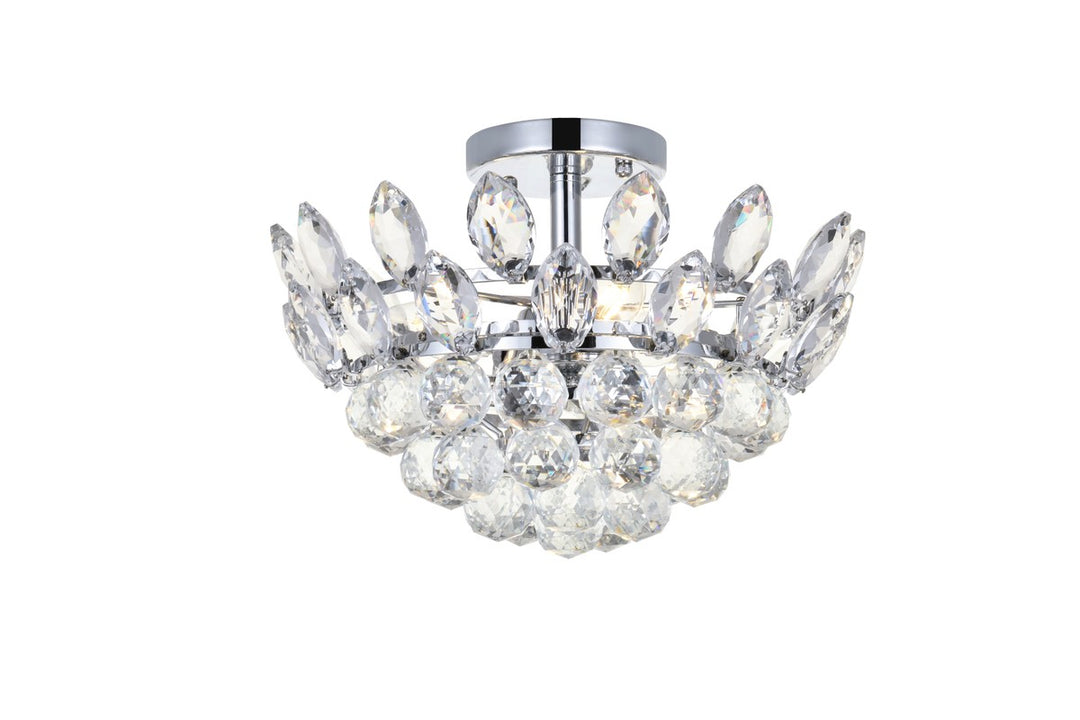 Elegant Emilia 1105F14C Ceiling Light - Chrome