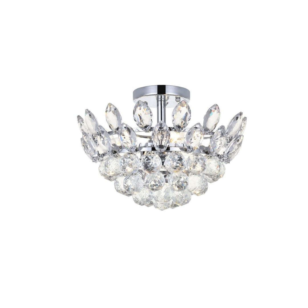 Elegant Emilia 1105F14C Ceiling Light - Chrome