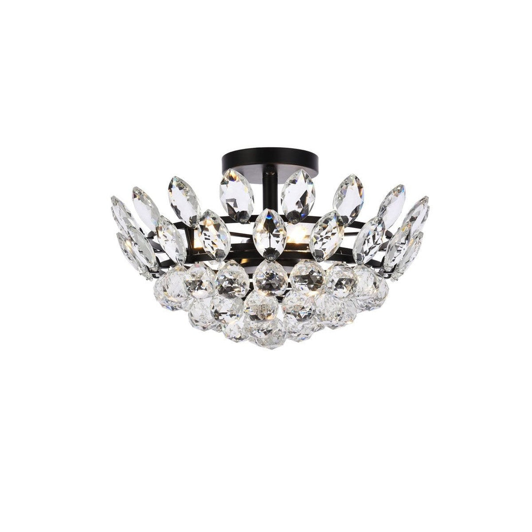 Elegant Emilia 1105F16BK Ceiling Light - Black