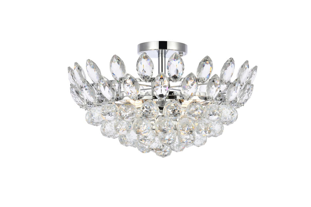 Elegant Emilia 1105F18C Ceiling Light - Chrome