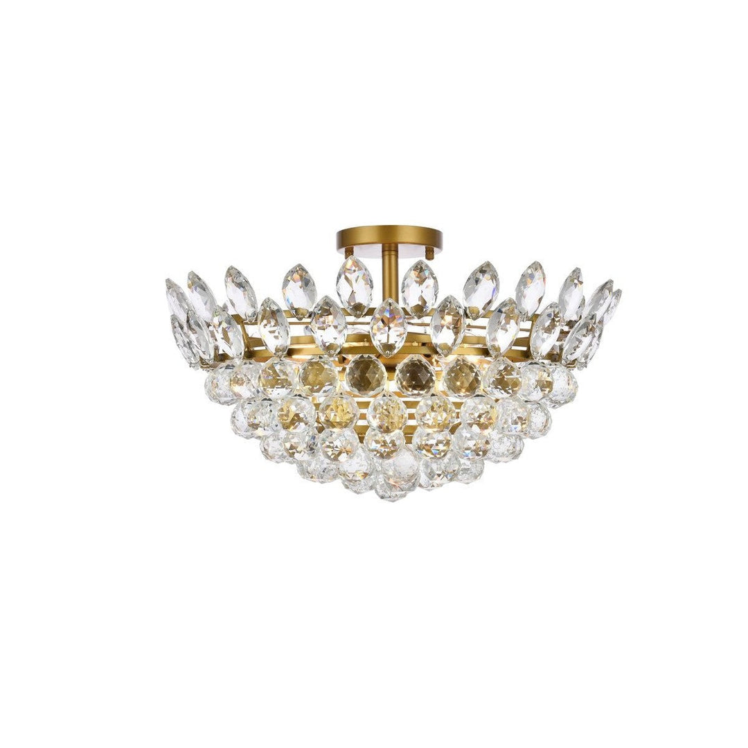 Elegant Emilia 1105F20BR Ceiling Light - Brass