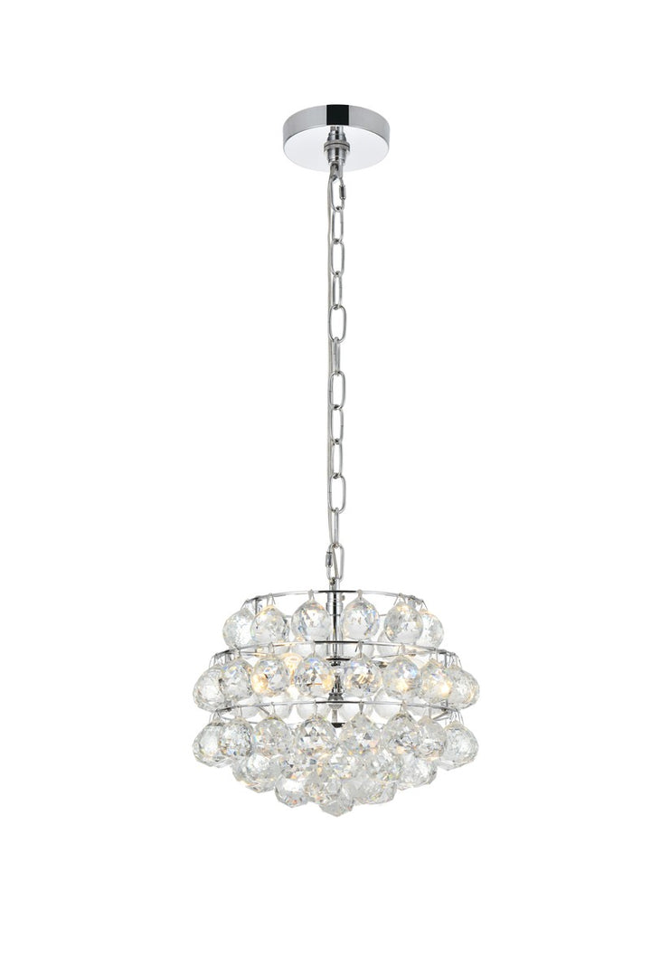 Elegant Savannah 1106D12C Pendant Light - Chrome