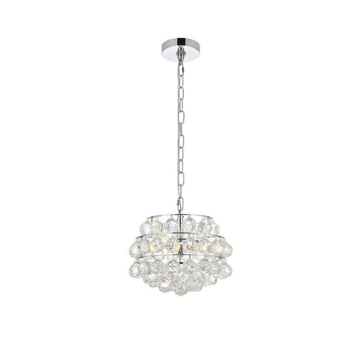 Elegant Savannah 1106D12C Pendant Light - Chrome