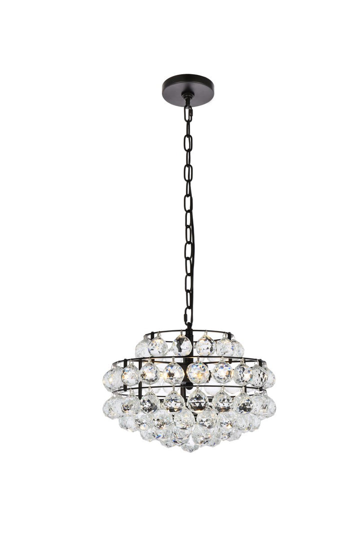 Elegant Savannah 1106D14BK Pendant Light - Black