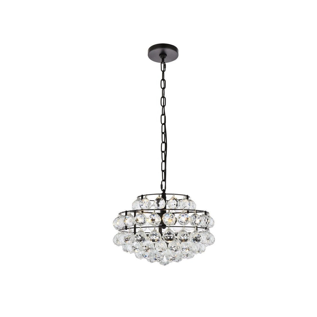 Elegant Savannah 1106D14BK Pendant Light - Black