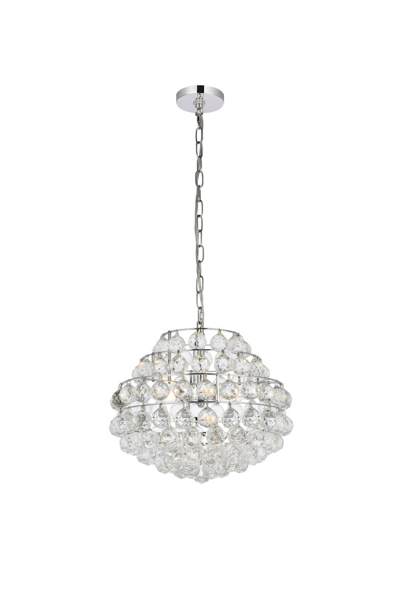 Elegant Savannah 1106D16C Pendant Light - Chrome