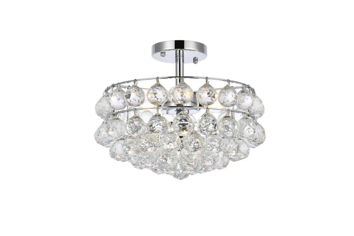 Elegant Savannah 1107F14C Ceiling Light - Chrome