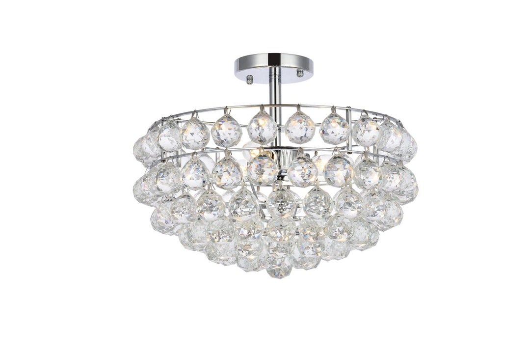 Elegant Savannah 1107F16C Ceiling Light - Chrome