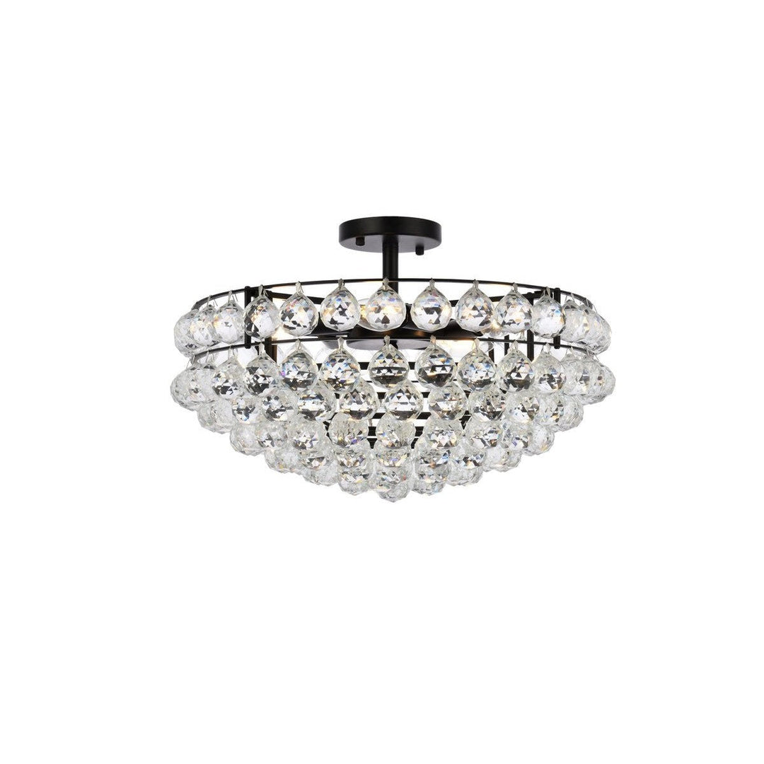 Elegant Savannah 1107F20BK Ceiling Light - Black